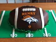 Denver Broncos Cake